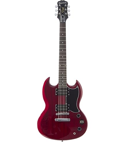 Epiphone SG 高品質のUシリアル　ビンテージ Epiphone 1964 SG Standard with Maestro Vibrola Reissu in Cherry