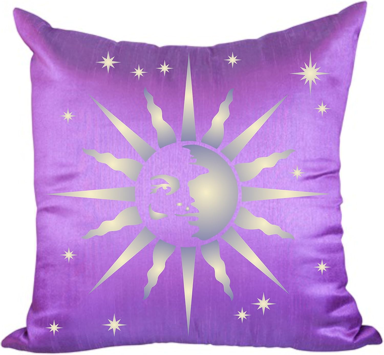 Retro Sun Stencil - 16.5 x 16.5cm (M) - Reusable Large Celestial Sun Ray Wall Stencil Template - Image 4