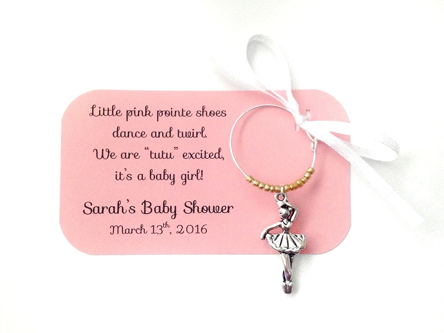 ballerina baby shower favors