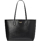 kate spade new york Bleecker Saffiano Leather Large Tote, Black