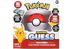 ULTRA PRO Pokemon Trainer Guess - Kanto Edition Toy, I Will Guess It! Electronic Voice Recognition Guessing Brain Game Pokemon Go Digital Travel Board/ Toys