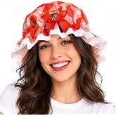 Itscolofy Strawberry Hat for Women Adult, Strawberry Costume Accessories Bucket Hat, Berry Costumes for Halloween Cosplay Party Dress Up