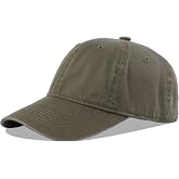 LANGZHEN Unisex Baseball Cap 100% Cotton Fits Men Women Washed Denim Adjustable Dad Hat