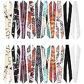 kcctoo 2/6/10Pack Scarf Bags for Women Handbag Scarfs Band Hair Neck Scarves Fashion Gifts