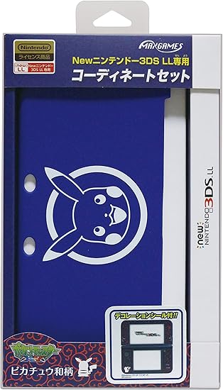 Amazon Newニンテンドー3ds Ll専用 コーディネートセット ピカチュウ和柄 ケース プロテクター