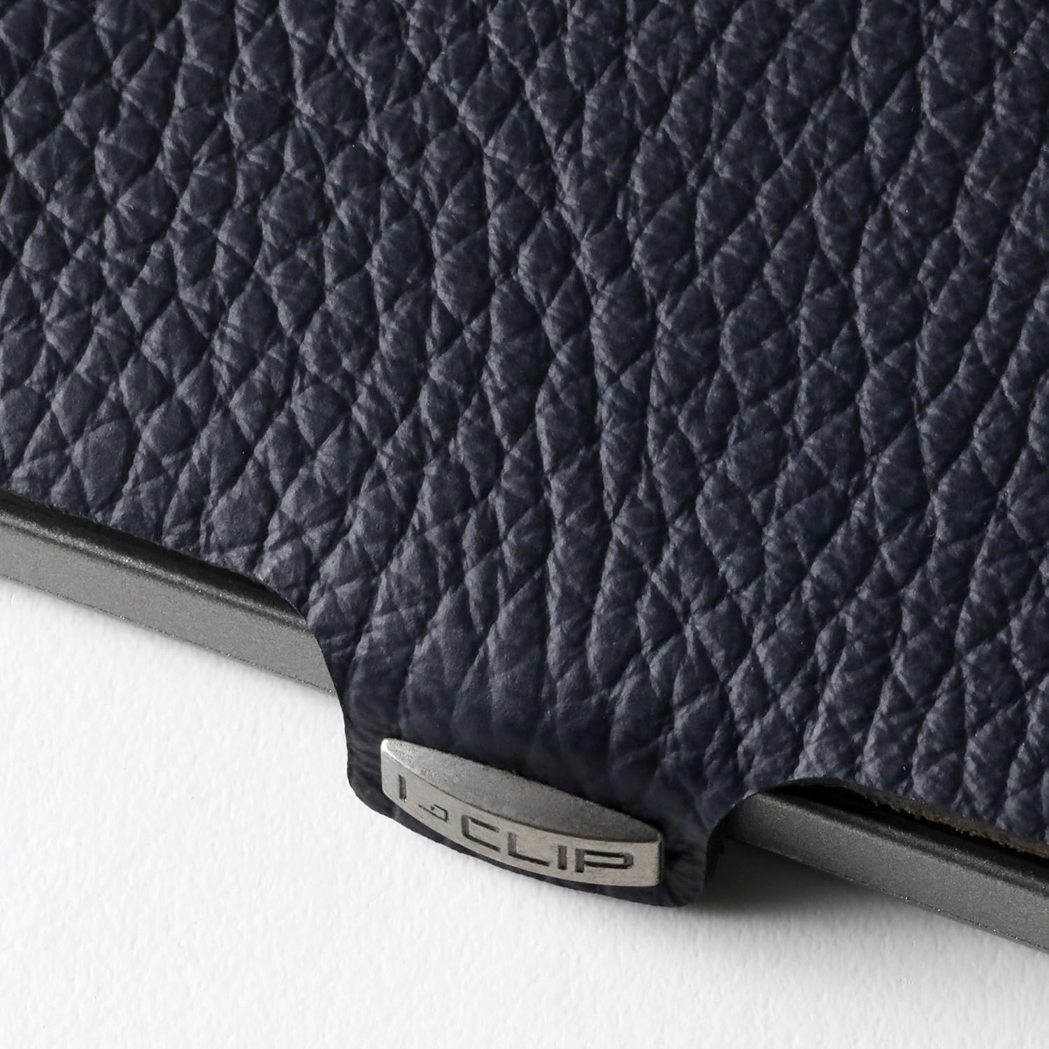 I-CLIP Original Mini Wallet with Money Clip - Slim Wallet - Leather Wallet - Premium Purse - Card Holder - Pure Blue - Image 4