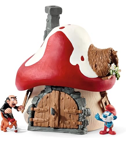 Plastoy Smurfs Figurines Set Of 7 - Series 7 Collectible Figures 2-5cm