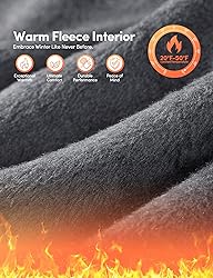IUGA Fleece Cargo Sweatpants for Women Wide Leg