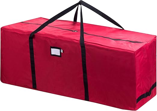 Christmas Tree Stands Skirts Storage Bag For Artificial Christmas Tree Red Extra Large Duffel Tote Container Home Garden