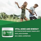Vimergy USDA Organic Barley Grass Juice Powder Trial Size 120g 30 Servings view 2