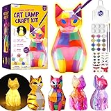 Paint Your Own Cat Lamp Kit, Arts and Crafts for