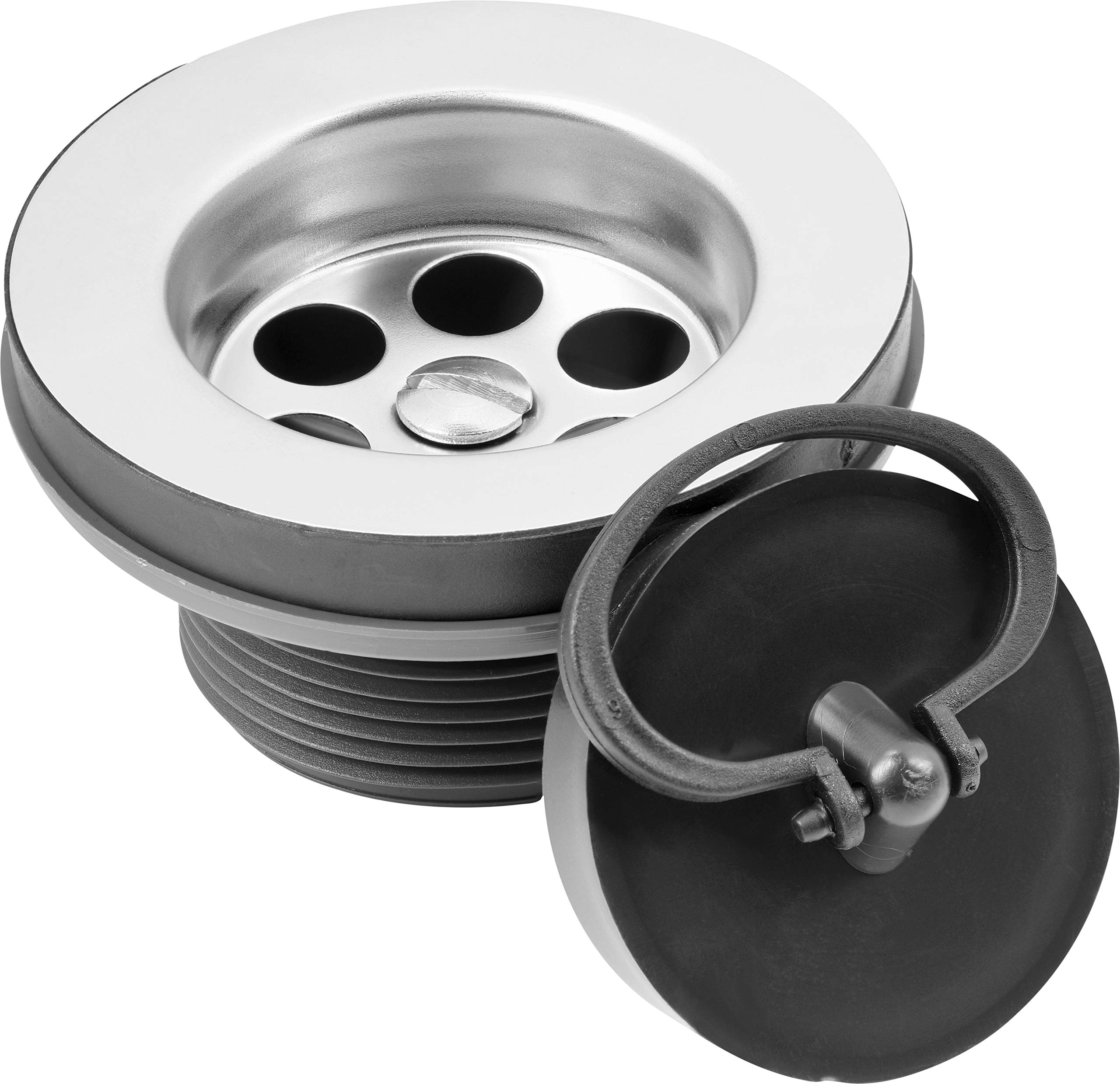 Cornat Recyclate Drain Valve for Sinks – 1 1/2 Inch External Thread – Made from Recycled Plastics – Made in Germany Quality/Drain Plug/Sink Plug / T352004R