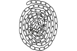 Aspen Creative 21106-81,Steel 10 Feet Heavy Duty Chain for Hanging Up Maximum Weight 50 Pounds-Lighting Fixture/Swag Light/Plant in Oil Rubbed Bronze.9 Gauge.