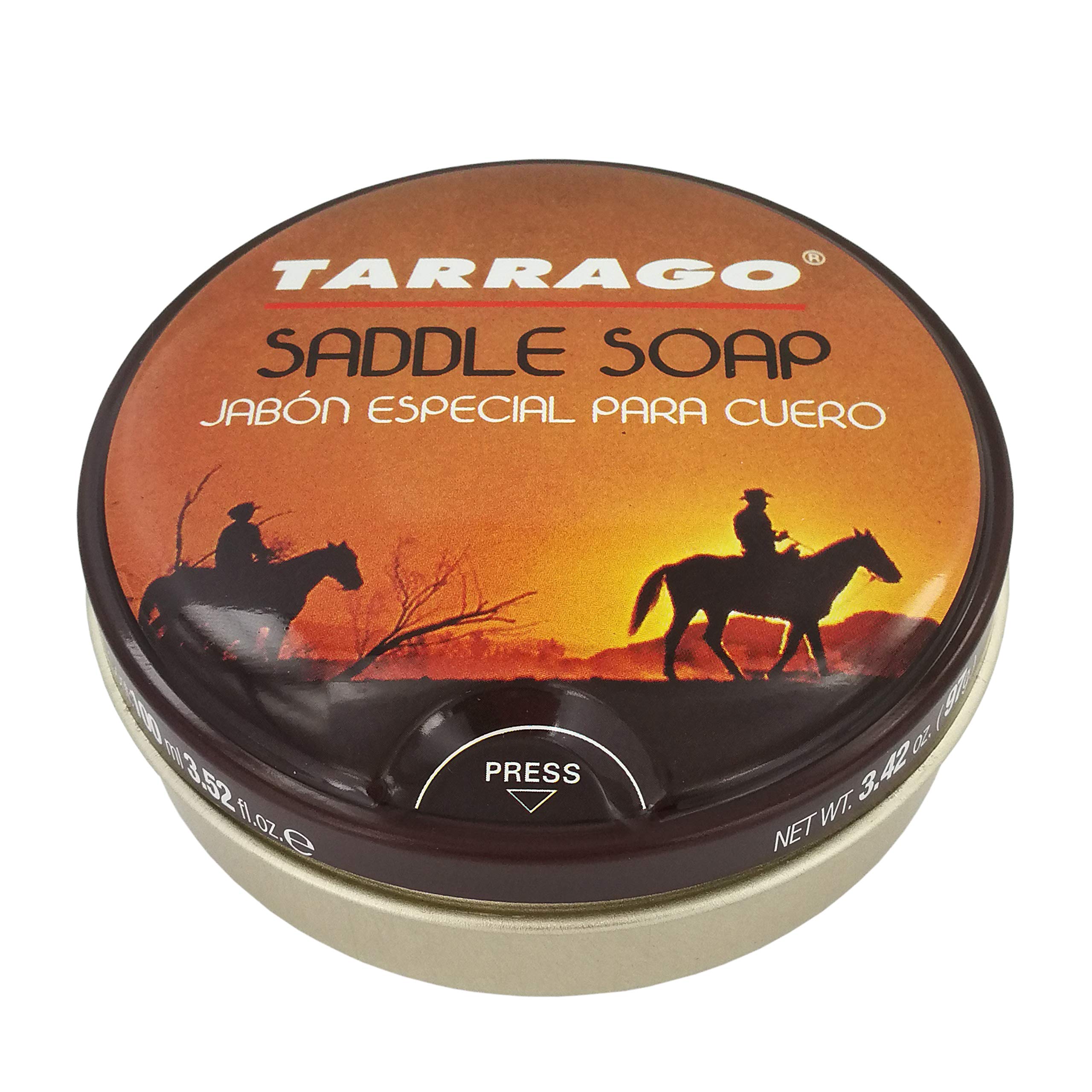Tarrago Saddlery Special Leather Soap 100 ml | Clean Leather Smooth, Especially Saddlery | Leather Shoe Cleaner | Shoe Care | Natural color