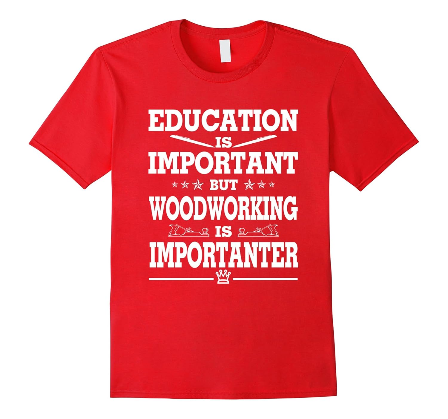 Education Is Important But Woodworking Is Importanter TShirt-ANZ