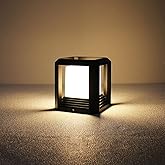 PLUSLED Outdoor Post Lights,Fits 5.91"x5.91"x6.34" Wooden Fence Deck Patio Garden, LED Lamp Post Waterproof Lantern 13W 3000K