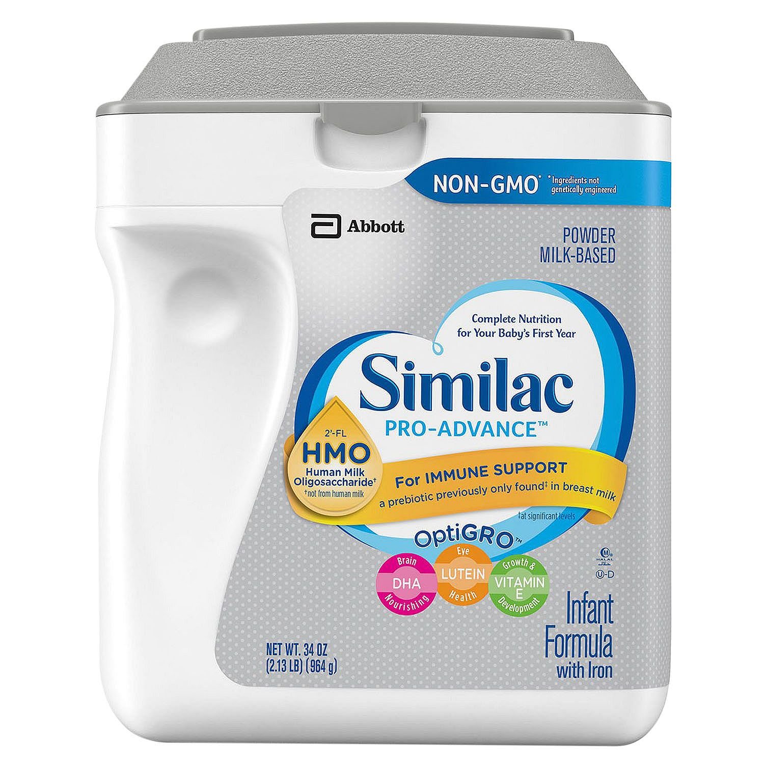Product of Similac ProAdvance Powder Infant Formula With Iron, With 2'Fl Hmo (34 Oz.) Baby