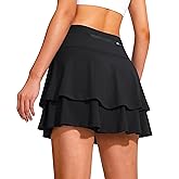 G Gradual Women's Pleated Tennis Skirts with 4 Pockets Athletic Golf Skorts for Women's Workout Running