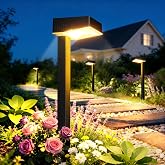 ELECLINK Solar Pathway Lights Outdoor, 8 Pack Garden Lights Solar Powered Path Lights with Focused Beam Lens, 2 Light Modes Waterproof Outdoor Solar Light for Yard Driveway Walkway Landscape