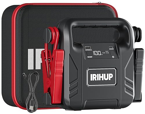 Car Battery Jump Starter 4000A, Car Jump Starter Jump Box(Up to All Gas or 10L Diesel Engine),12V Jump Starter Battery Pack Portable Smart Jumper Cables