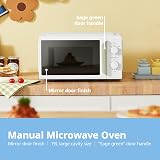 COMFEE' 700W 19L Mini Microwave Oven, Compact Design & InverTech view 7