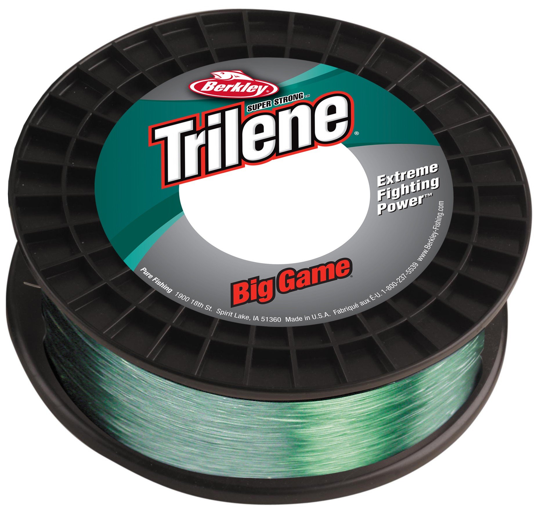 Berkley Trilene® Big Game™, Fishing Line, Monofilament, Allround Fishing,Unisex, Green, 0.55mm | 20kg | 44lb | 600m