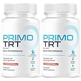 (2 Pack) Primo TRT Pills - Official PrimoTRT Supplement Capsules For Men - Maximum Strength Energy Support, Natural Primo TRT Vitamins Support Overall Health & Wellness, 120 Capsules For 2 Months