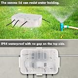 Restmo Large Outdoor Electrical Box with Transparent Lid IP54 Weatherproof 12.6 view 4