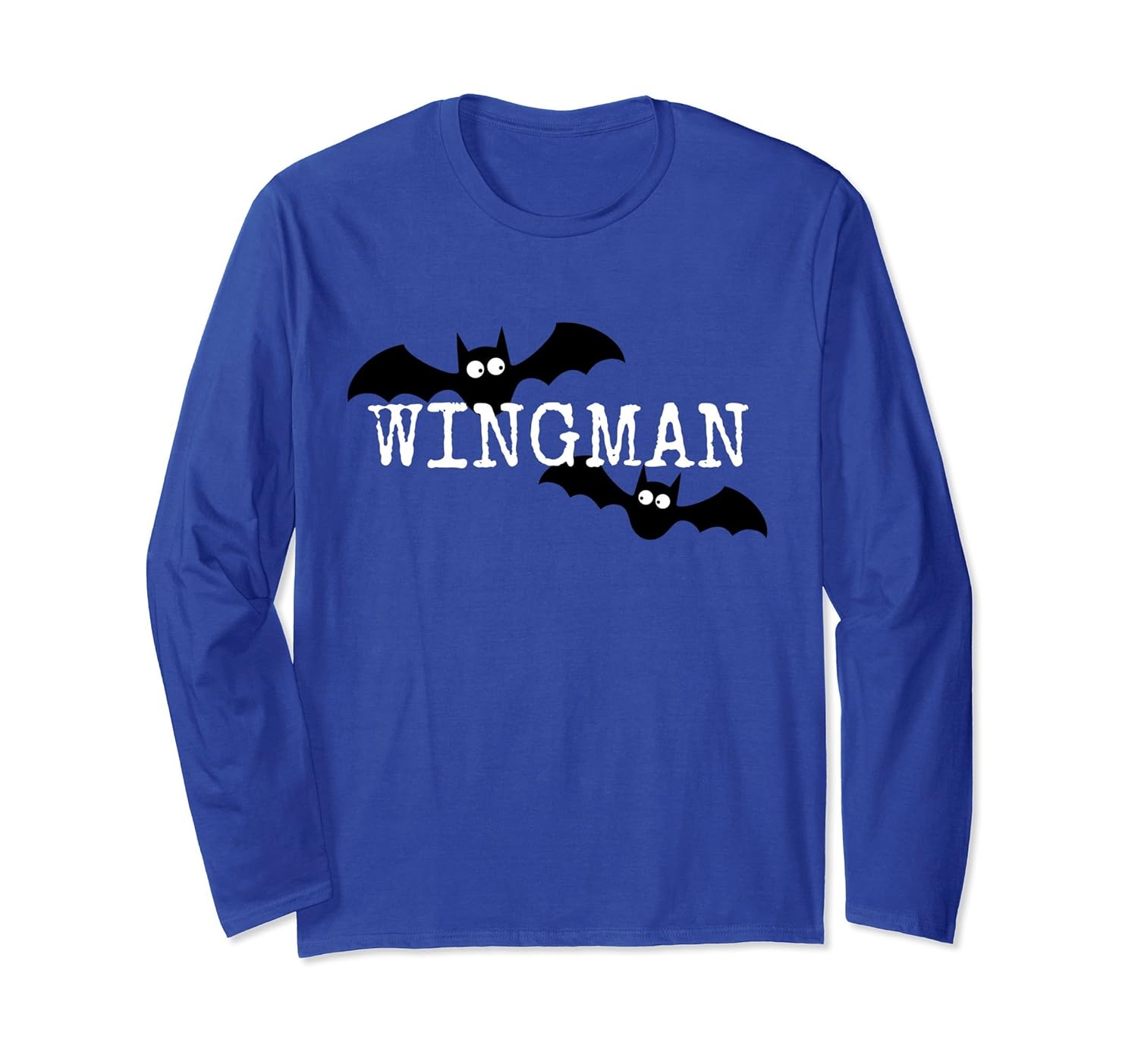 Wingman Halloween Long Sleeve Shirt Funny Halloween Bat-ANZ