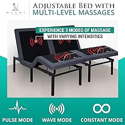 Naomi Home Idealbase Split King Adjustable Bed