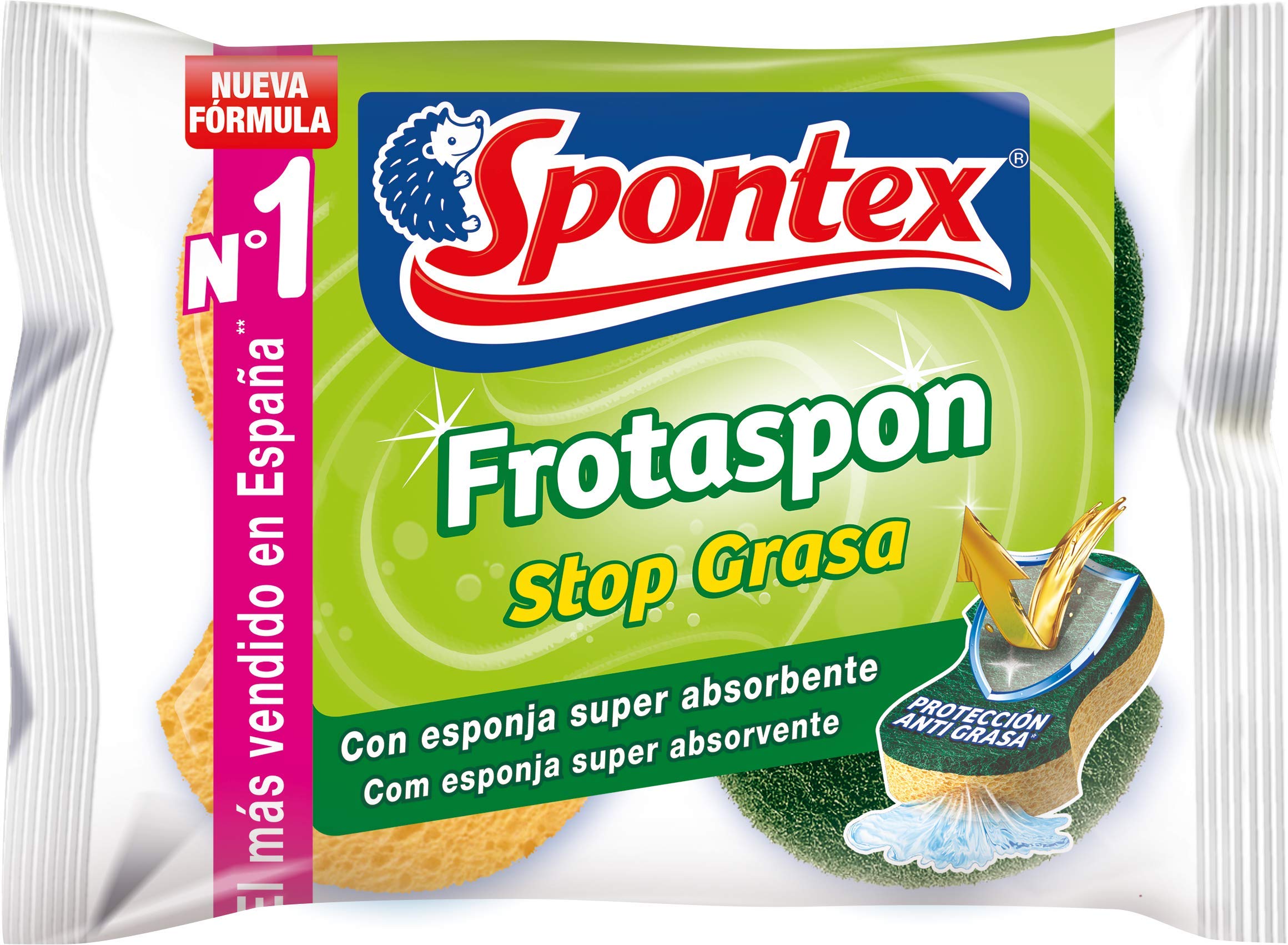 Spontex - Frotaspon Stop Fat Cooking Scourer, 2 Units