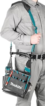 Makita E-15453 4-Sided Tool Tote Open Design 10L 1680D Polyester 6 Pockets view 6