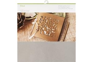 Cricut Leather Metallic, Silver