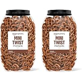 Amazon Grocery, Mini Twist Pretzels, 40 Oz (Pack of 2)