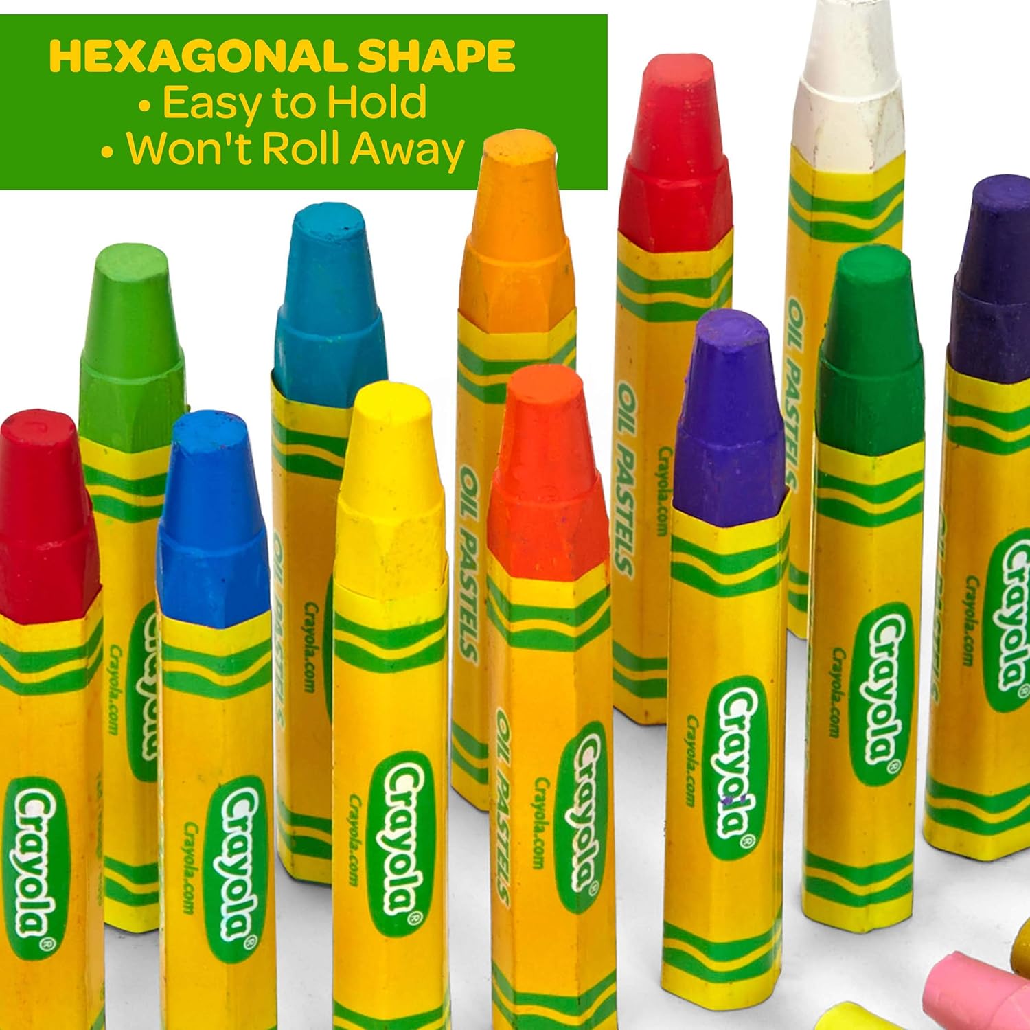 Crayola Oil Pastels, School Supplies, Kids Indoor Activities At Home, 28 Assorted Colors: Toys & Games