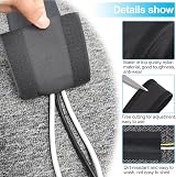 YUANYUU Floor Cable Cover Protector 10cm x 5m Black Nylon Wire Hider Carpet view 4