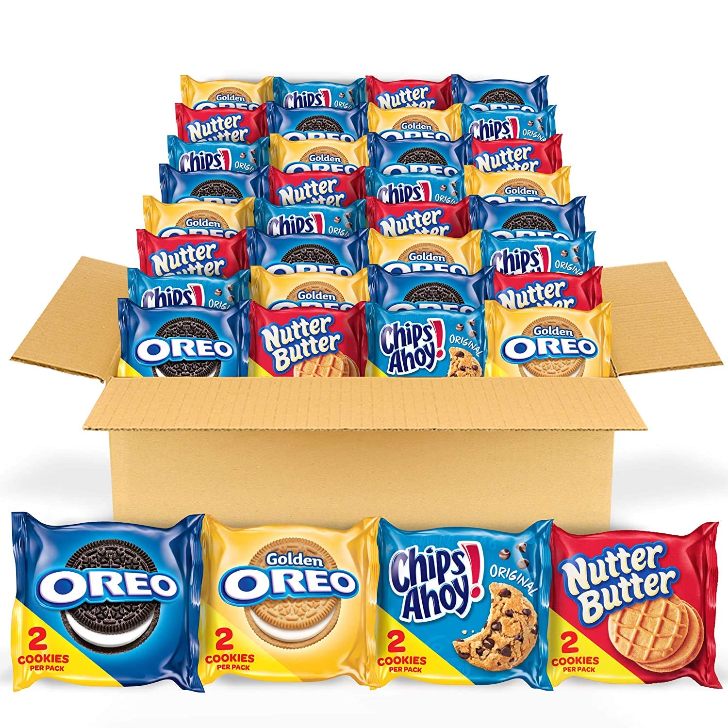 Cookie Snacks Variety Pack - OREO Original, OREO Golden, CHIPS AHOY! & Nutter B… amazon.com wishlist