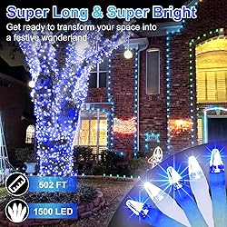 1500 LED 502FT Christmas String Lights