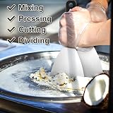 Herogo 2-Piece Griddle Scraper Stainless Steel Slant Edge with ABS Handle view 5