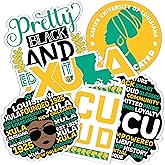 Desert Cactus Xavier University of Louisiana Sticker Gold XULA Sticker Vinyl Decals Laptop Water Bottle Car Scrapbook (T2-HBCU C)