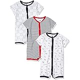Hudson Baby Unisex Cotton Rompers
