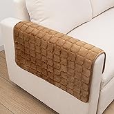 TAOMOCASTL Velvet Couch Cover,Couch Arm Covers Sofa Covers,Backrest Cover,Non-Slip Chair Arm Covers,Arm Rest Cover for Sofa,A