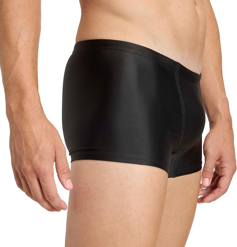 Uomo Sport Swim Boxers Swimwear, Black, 42