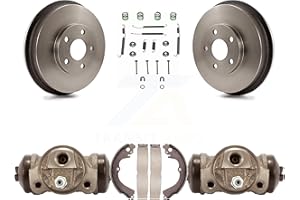 Transit Auto - Rear Brake Drum Shoes Spring And Cylinders Kit For Subaru Forester Impreza K8N-100441