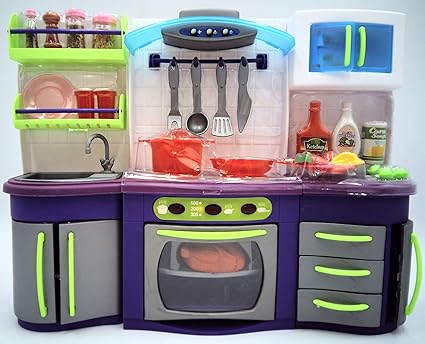 Amazon Com Girl Fun Toys Deluxe Modern Kitchen Barbie Size Set