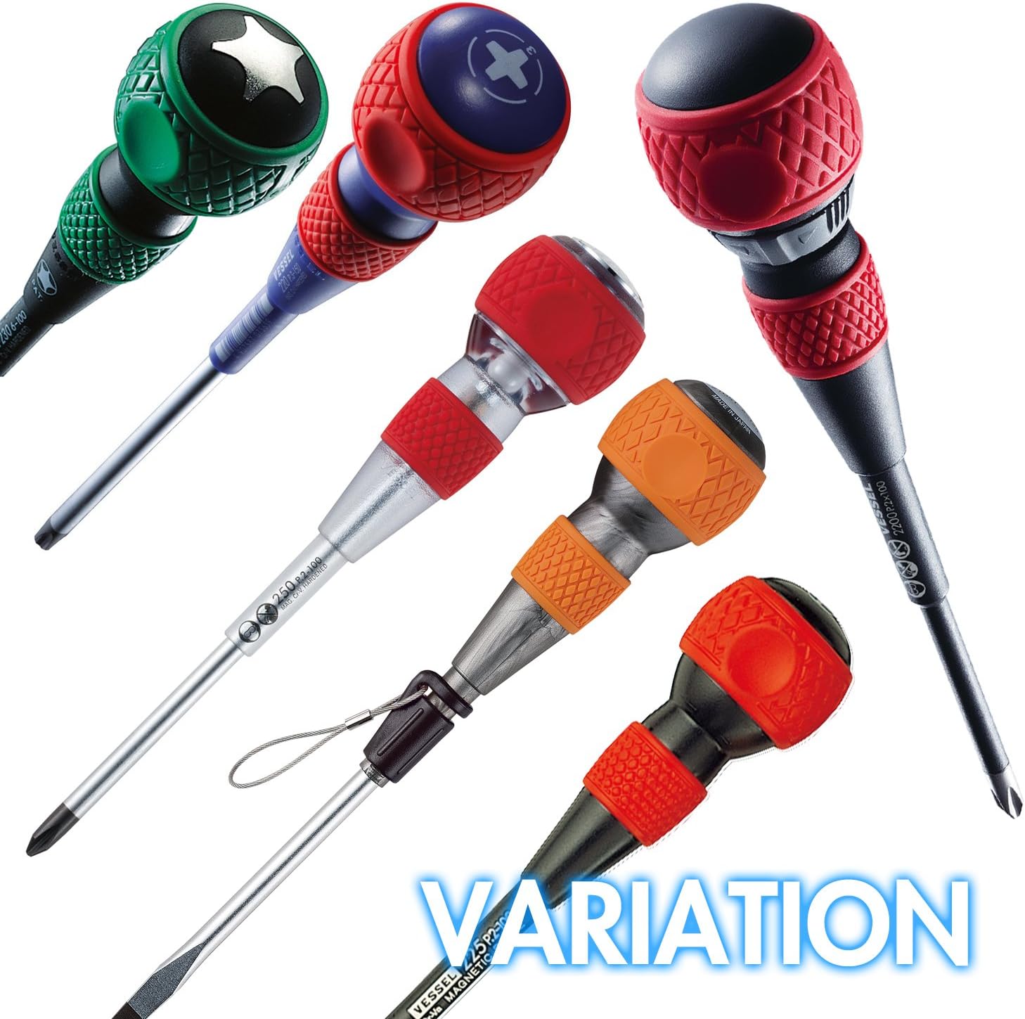 Vessel2200 BallGrip Ratchet Screwdriver 2x100 eBay