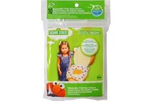 Sesame Street Potty Topper Disposable Stick-in-Place Toilet Seat Covers, 10 Count (Pack of 1)