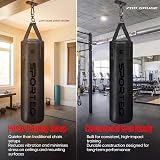Sporteq Dyno Heavy Filled Punch Bag 3ft 4ft 5ft UK Vinyl Gym Cardio Boxing view 5
