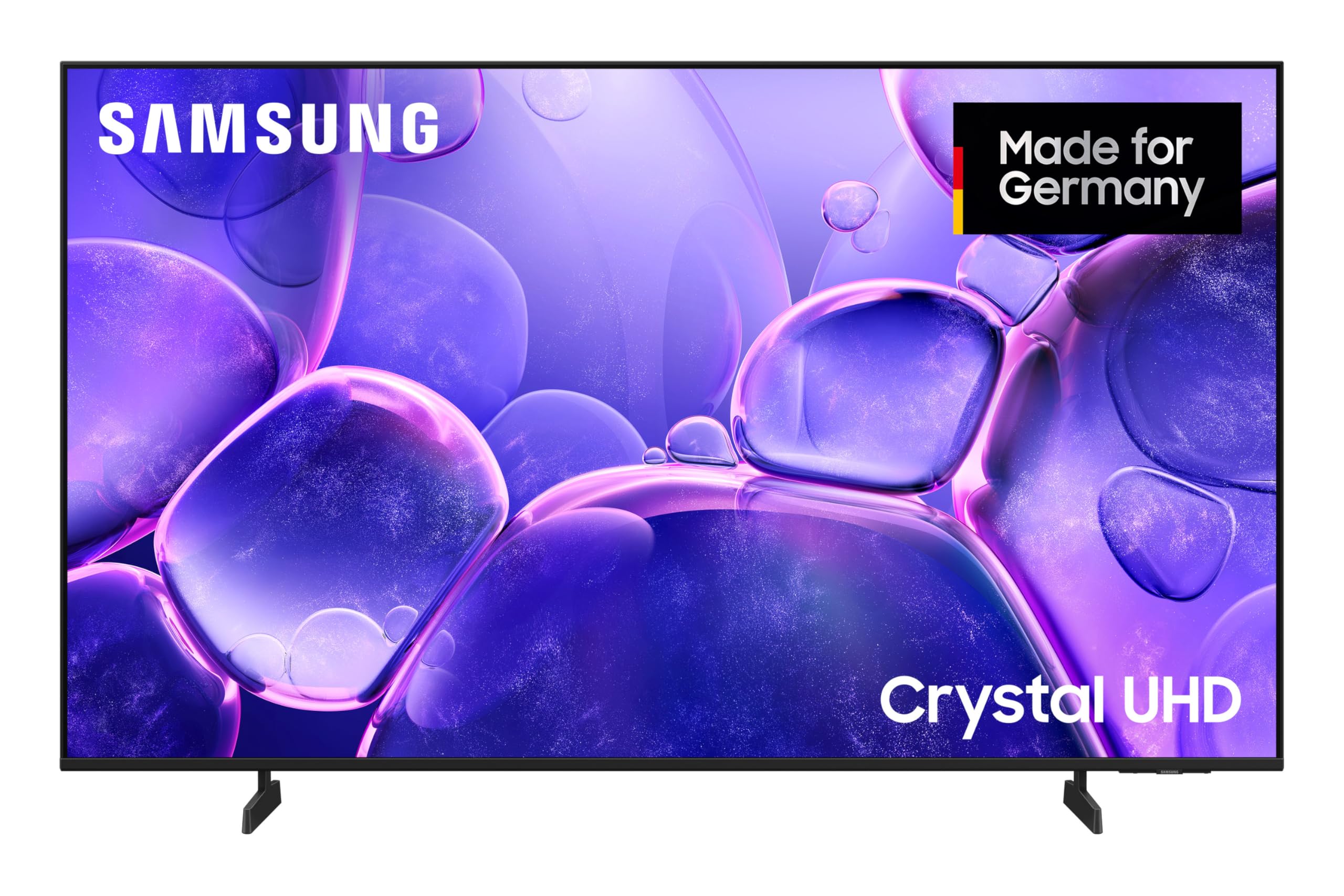 Samsung Crystal UHD U8079F 4K 43 Zoll (108 cm) LED Fernseher, Crystal Prozessor 4K, MetalStream Design, SmartThings, AI Upscaling, Gaming Hub, Knox Security, Kostenlose Inhalte, Smart TV