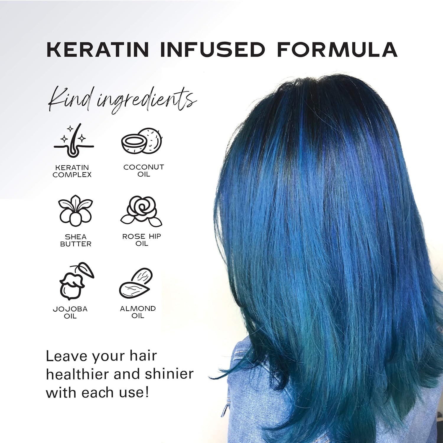 Keracolor Clenditioner Color Depositing Conditioner - Hair Glaze Colorwash, Red, 12 Fl Oz: Premium Beauty